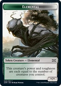 Elemental // Shapeshifter Double-Sided Token [Double Masters Tokens] | The CG Realm