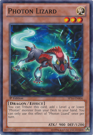 Photon Lizard [SP14-EN006] Starfoil Rare | The CG Realm