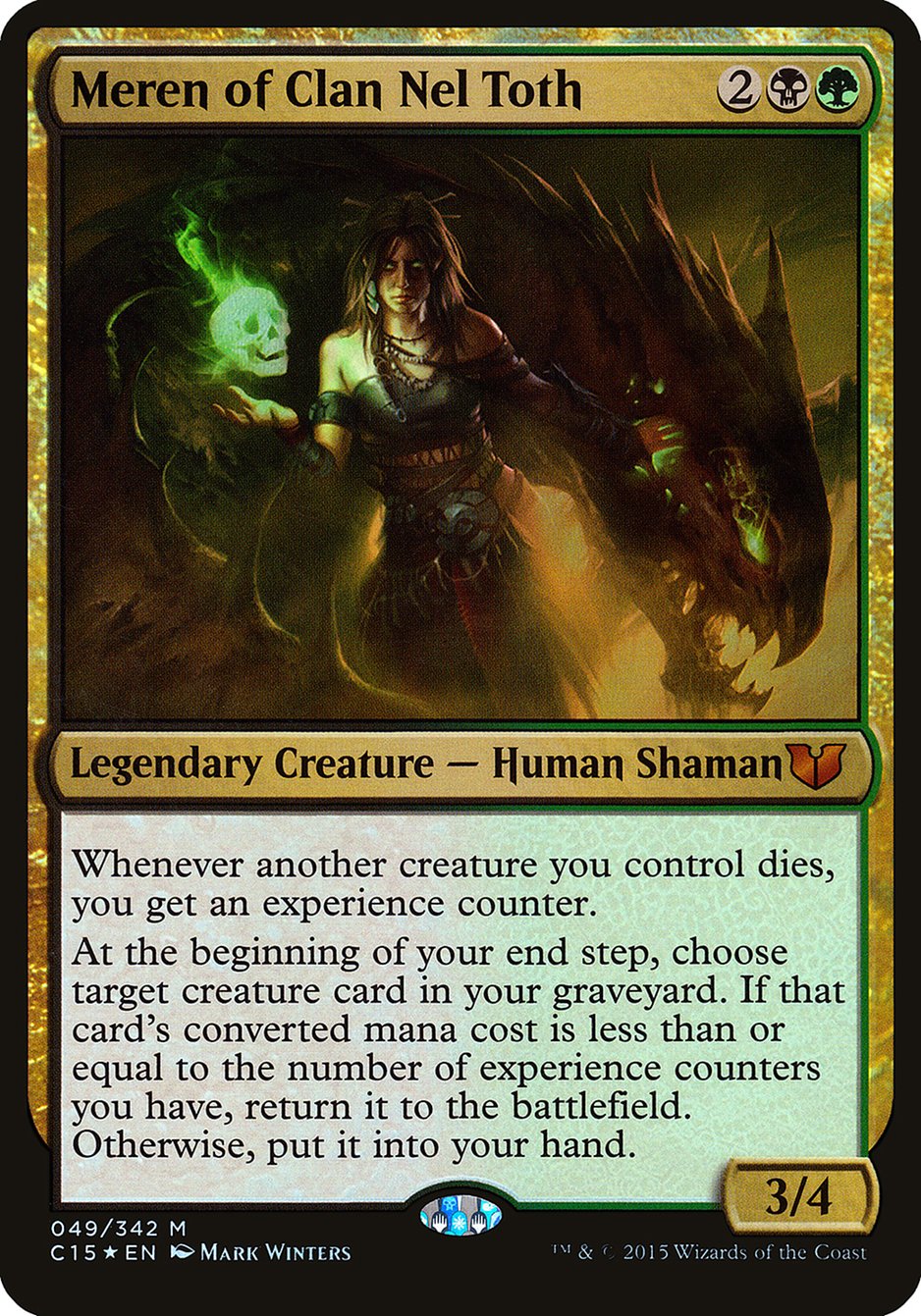 Meren of Clan Nel Toth (Oversized) [Commander 2015 Oversized] | The CG Realm