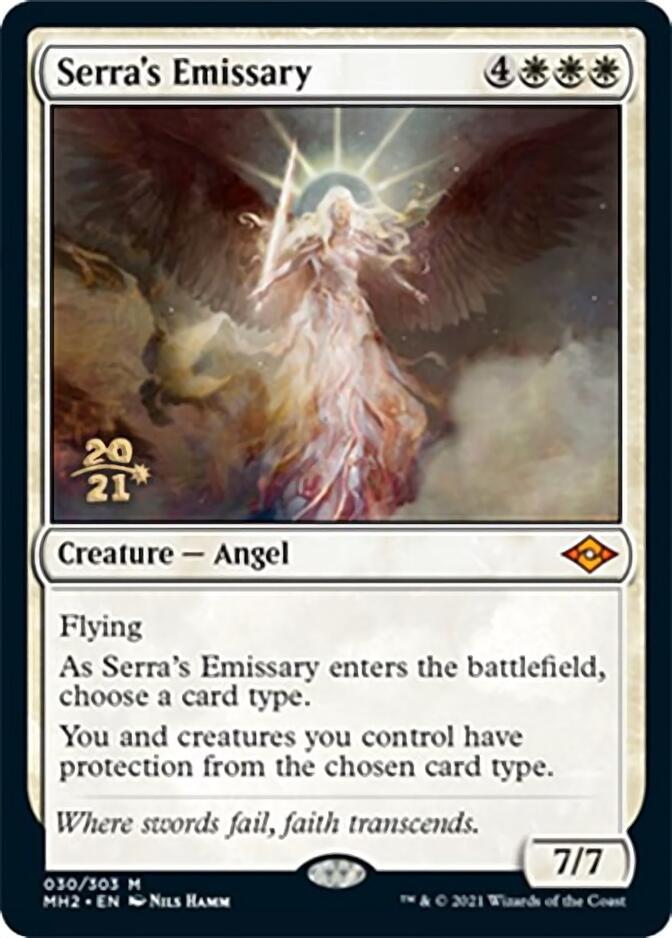 Serra's Emissary [Modern Horizons 2 Prerelease Promos] | The CG Realm