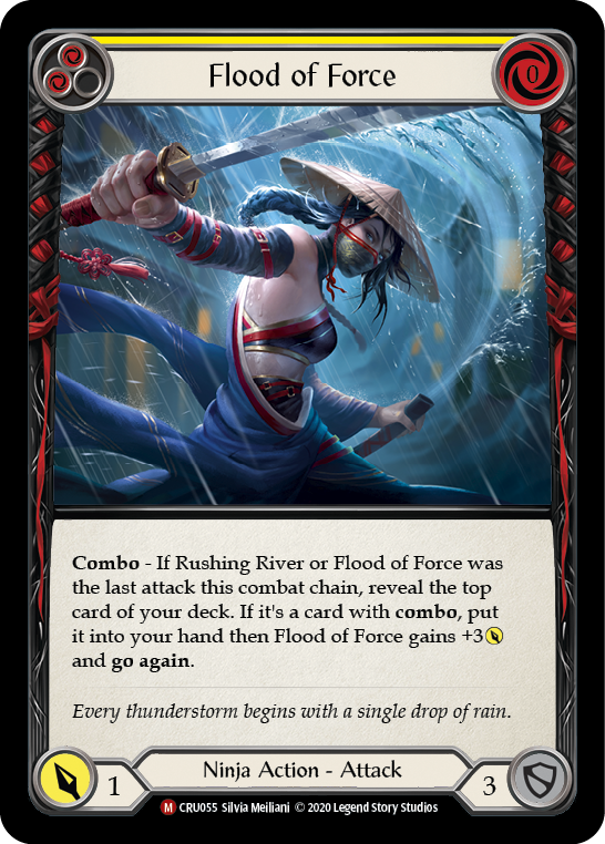 Flood of Force [CRU055] (Crucible of War)  1st Edition Normal | The CG Realm