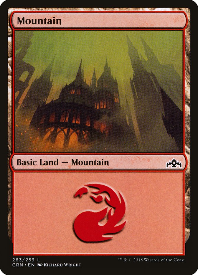 Mountain (263) [Guilds of Ravnica] | The CG Realm