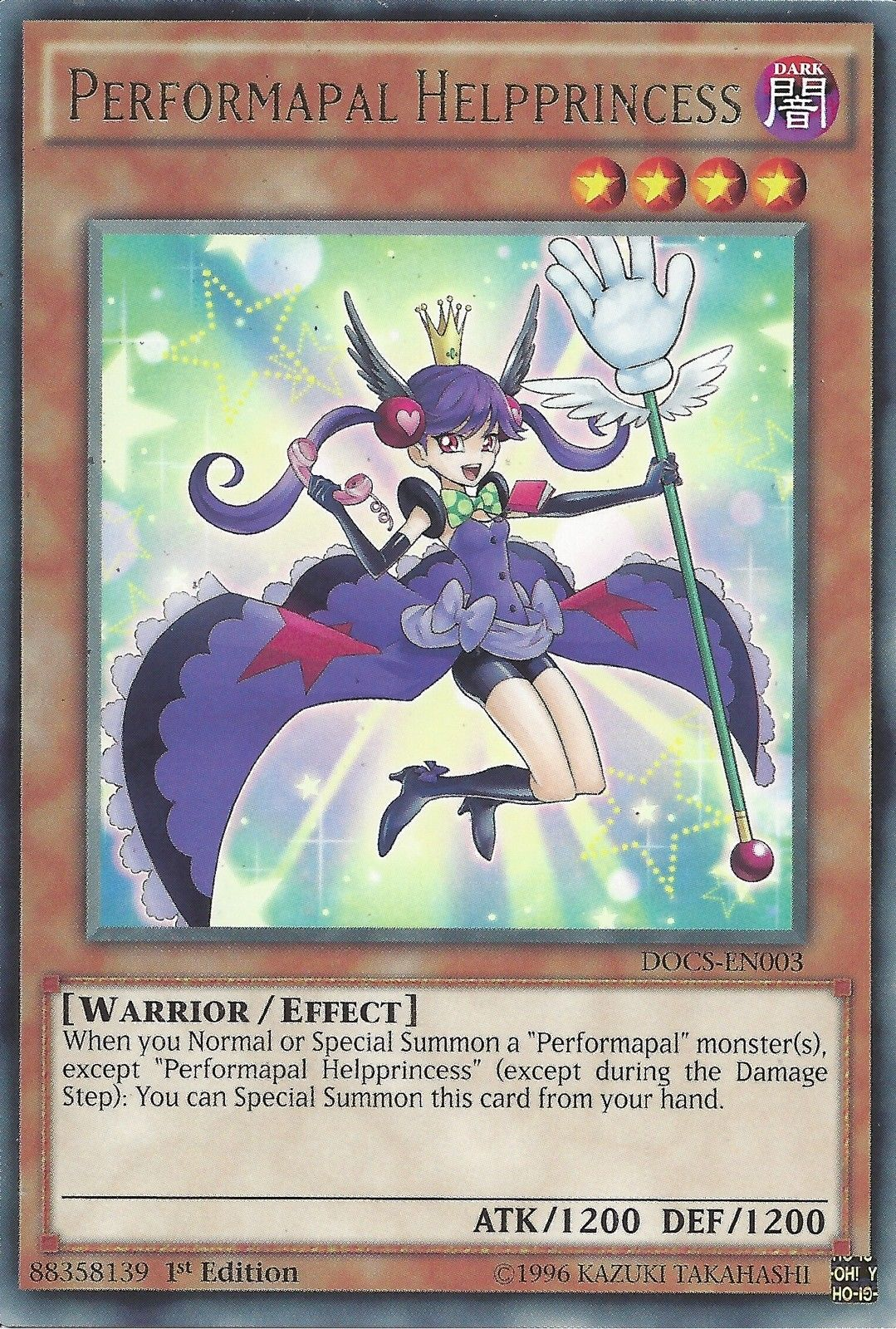 Performapal Helpprincess [DOCS-EN003] Rare | The CG Realm