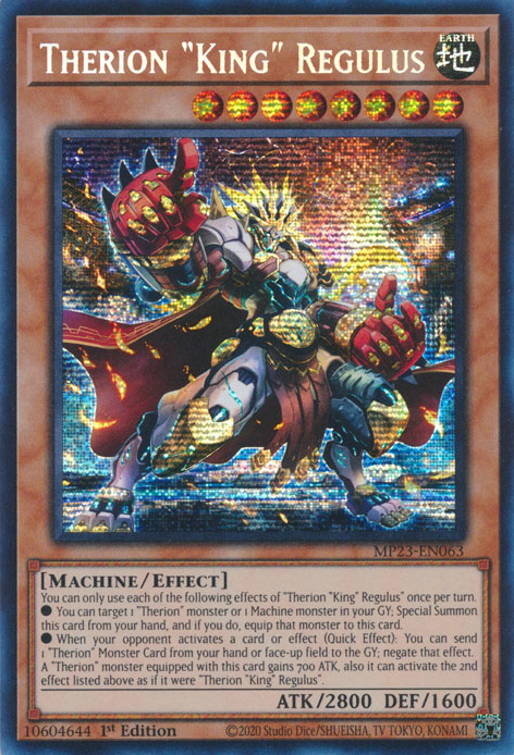 Therion "King" Regulus [MP23-EN063] Prismatic Secret Rare | The CG Realm