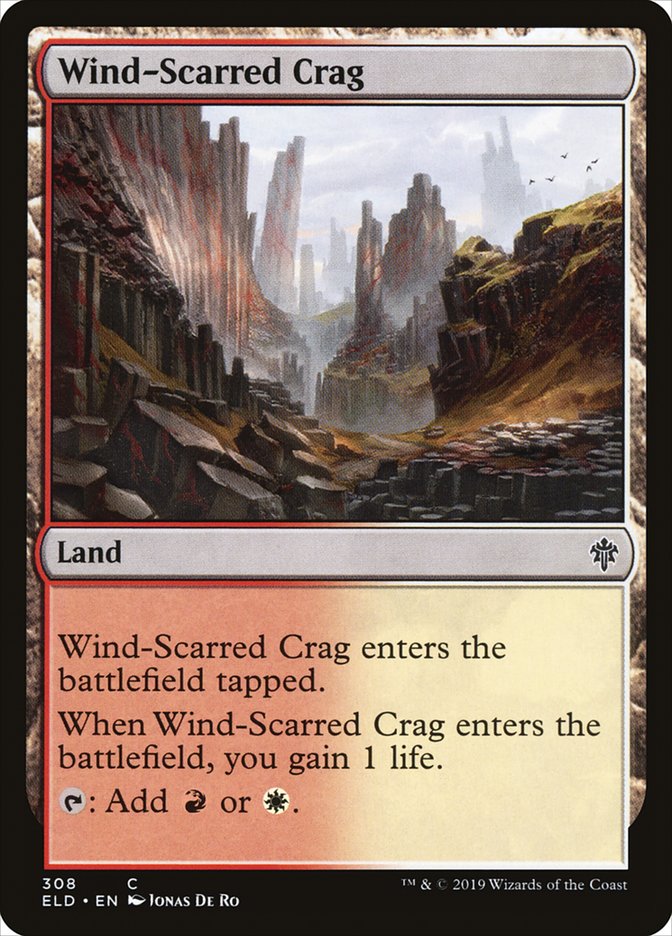 Wind-Scarred Crag [Throne of Eldraine] | The CG Realm