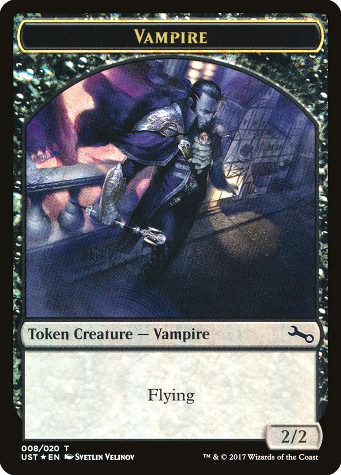 Vampire // Vampire Double-Sided Token [Unstable Tokens] | The CG Realm