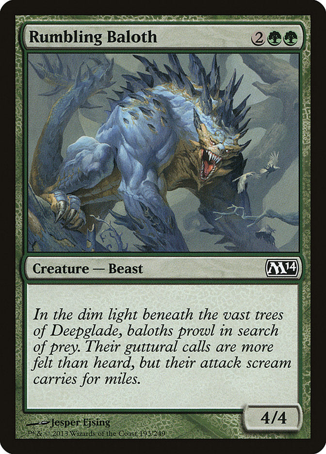 Rumbling Baloth [Magic 2014] | The CG Realm