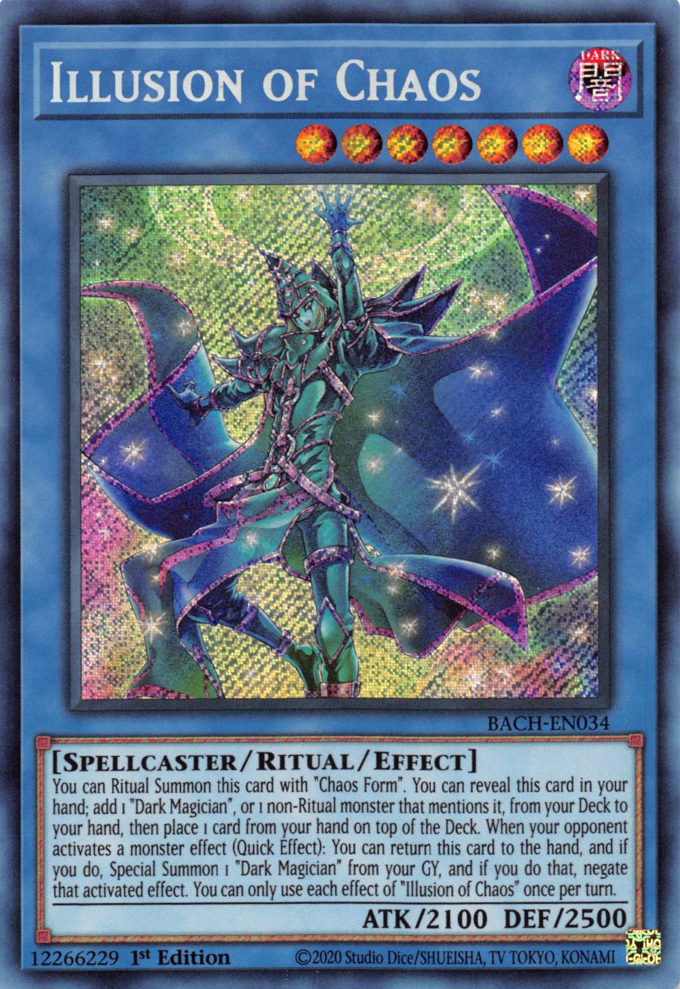 Illusion of Chaos [BACH-EN034] Secret Rare | The CG Realm