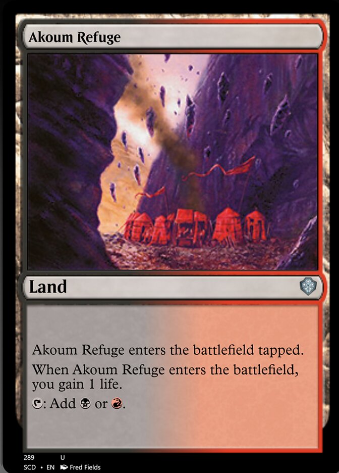 Akoum Refuge [Starter Commander Decks] | The CG Realm