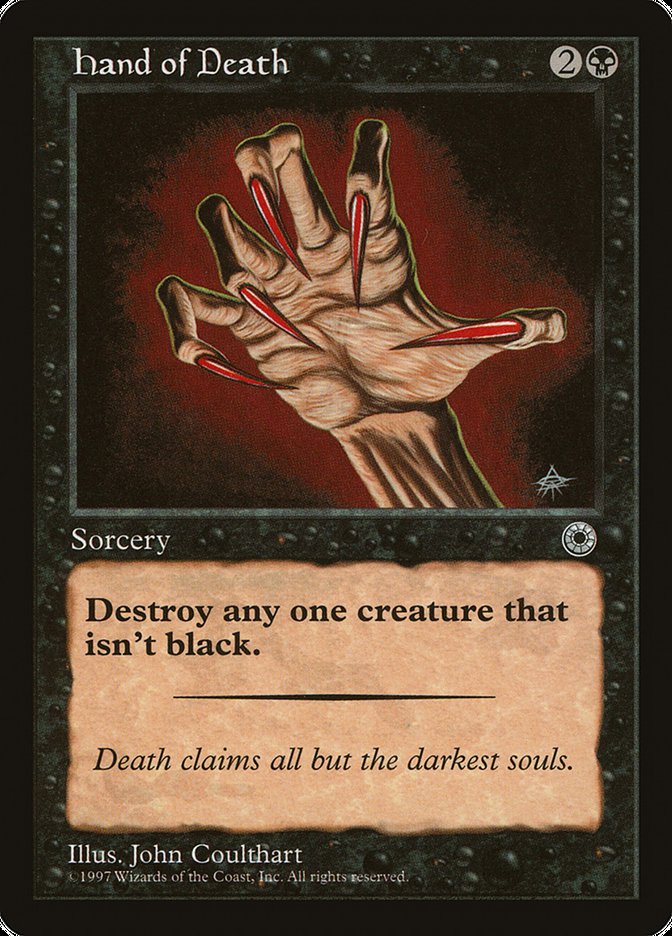 Hand of Death (Without Creature Color Explanation) [Portal] | The CG Realm