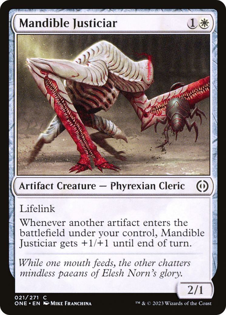 Mandible Justiciar [Phyrexia: All Will Be One] | The CG Realm