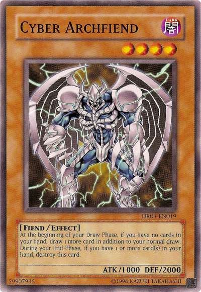 Cyber Archfiend [DR04-EN019] Common | The CG Realm