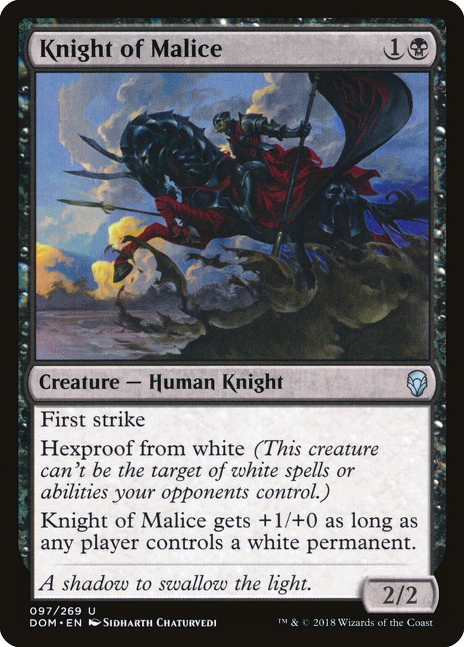 Knight of Malice [Dominaria] | The CG Realm