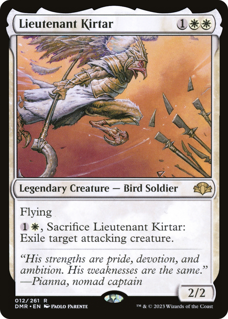 Lieutenant Kirtar [Dominaria Remastered] | The CG Realm