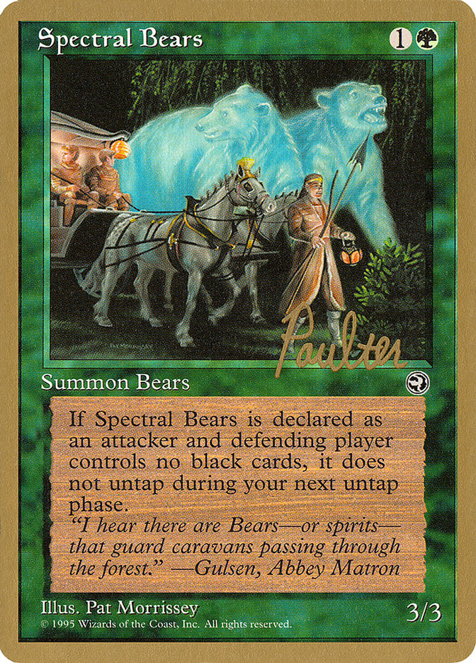 Spectral Bears (Preston Poulter) [Pro Tour Collector Set] | The CG Realm