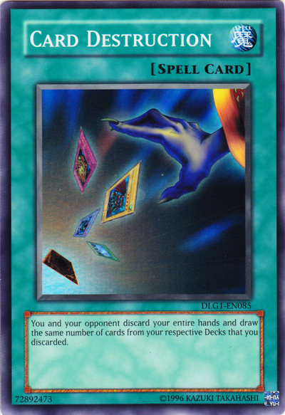 Card Destruction [DLG1-EN085] Super Rare | The CG Realm