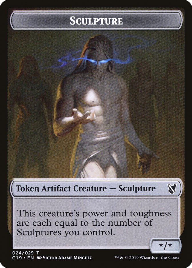 Sculpture Token [Commander 2019 Tokens] | The CG Realm