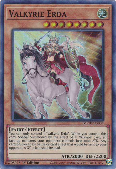 Valkyrie Erda [MP20-EN089] Super Rare | The CG Realm