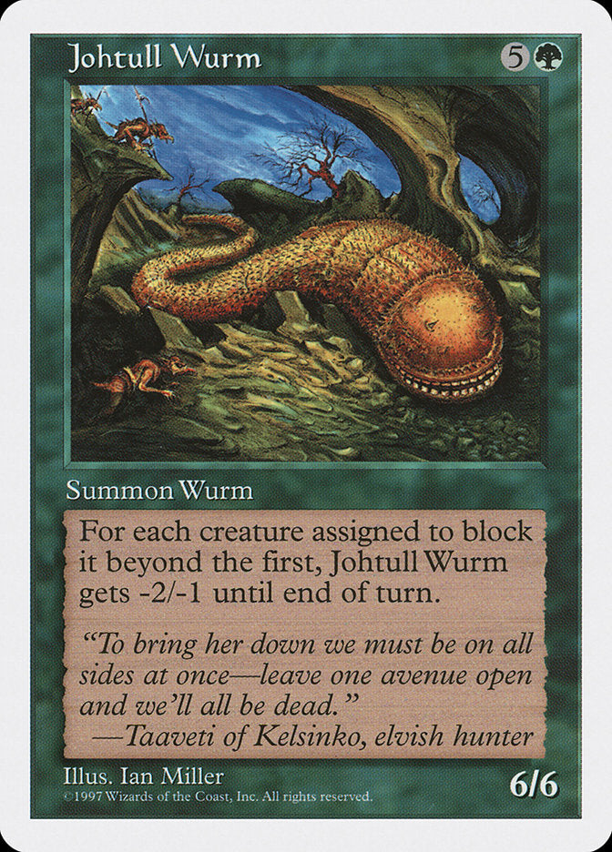 Johtull Wurm [Fifth Edition] | The CG Realm