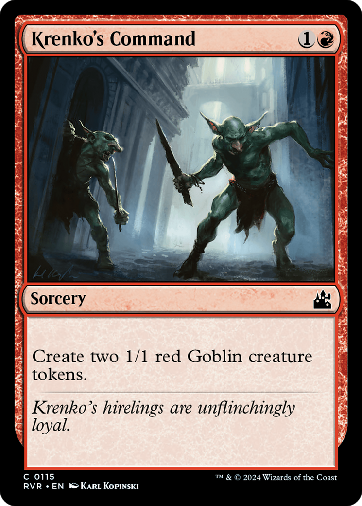 Krenko's Command [Ravnica Remastered] | The CG Realm