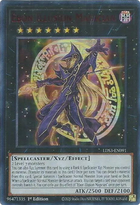 Ebon Illusion Magician (Red) [LDS3-EN091] Ultra Rare | The CG Realm