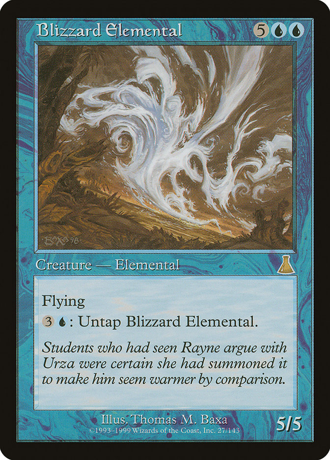 Blizzard Elemental [Urza's Destiny] | The CG Realm