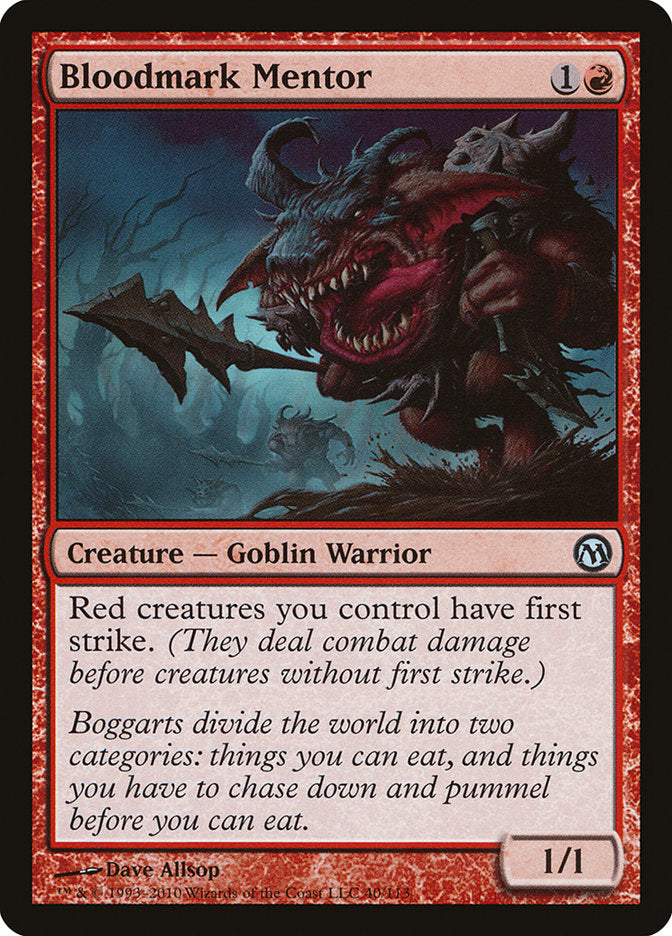 Bloodmark Mentor [Duels of the Planeswalkers] | The CG Realm