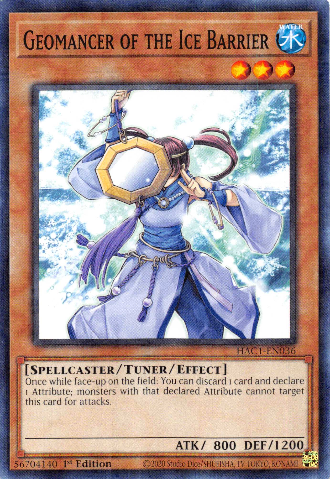 Geomancer of the Ice Barrier (Duel Terminal) [HAC1-EN036] Parallel Rare | The CG Realm