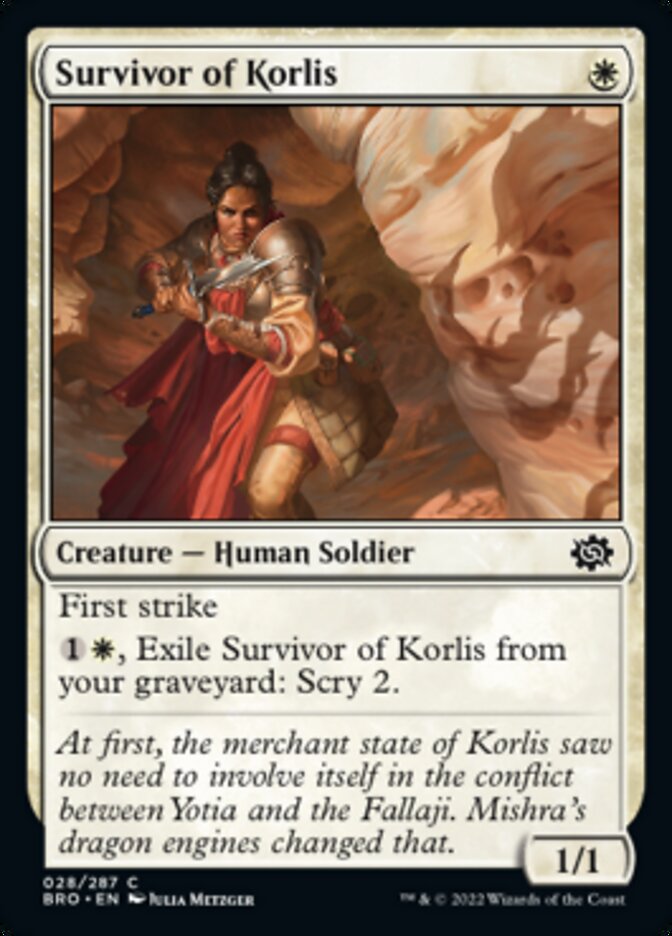 Survivor of Korlis [The Brothers' War] | The CG Realm