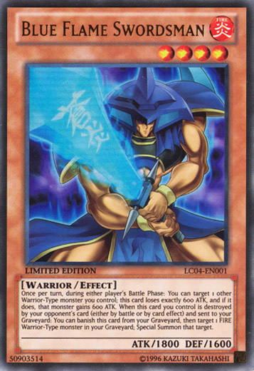 Blue Flame Swordsman [LC04-EN001] Ultra Rare | The CG Realm