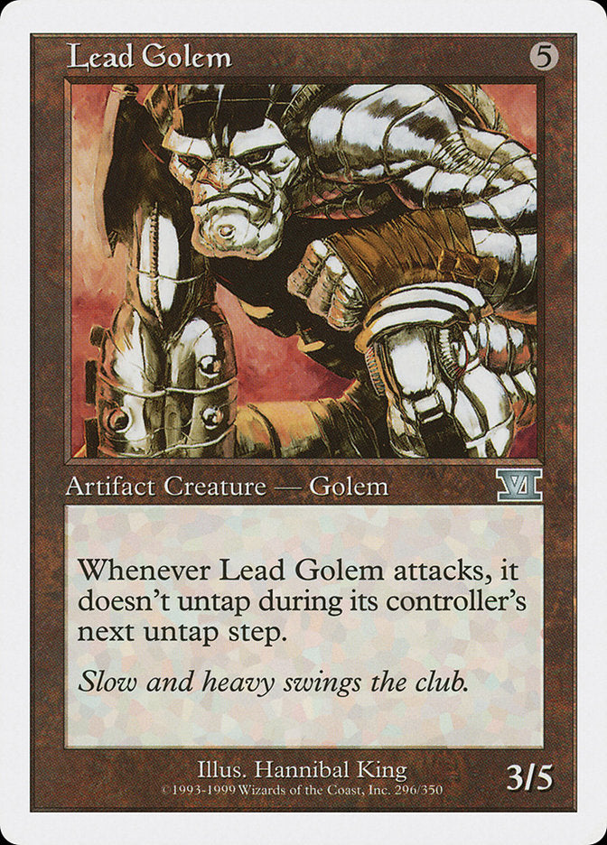 Lead Golem [Classic Sixth Edition] | The CG Realm