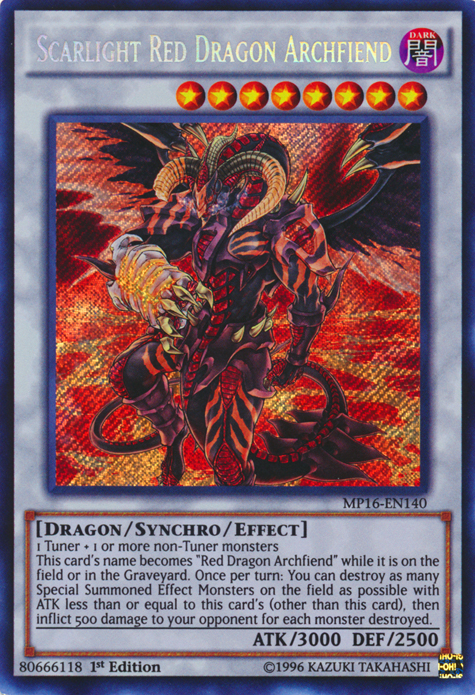 Scarlight Red Dragon Archfiend [MP16-EN140] Secret Rare | The CG Realm