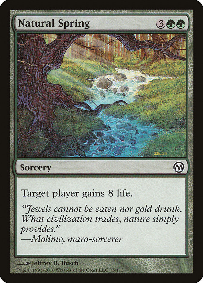 Natural Spring [Duels of the Planeswalkers] | The CG Realm