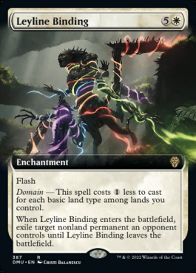 Leyline Binding (Extended Art) [Dominaria United] | The CG Realm