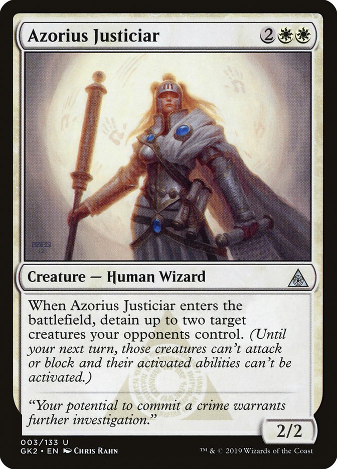 Azorius Justiciar [Ravnica Allegiance Guild Kit] | The CG Realm