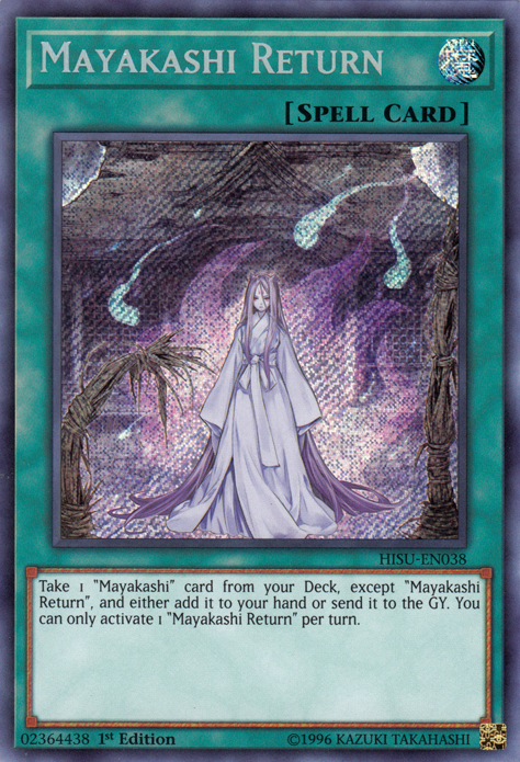 Mayakashi Return [HISU-EN038] Secret Rare | The CG Realm