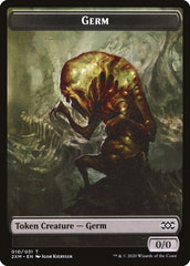 Elf Warrior // Germ Double-Sided Token [Double Masters Tokens] | The CG Realm