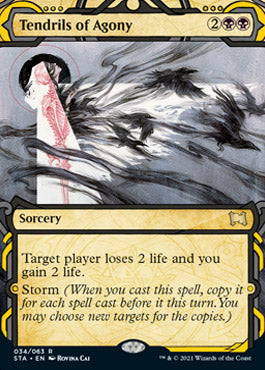 Tendrils of Agony (Foil Etched) [Strixhaven: School of Mages Mystical Archive] | The CG Realm