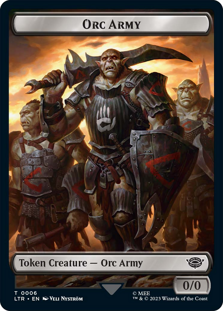 Food (11) // Orc Army (06) Double-Sided Token [The Lord of the Rings: Tales of Middle-Earth Tokens] | The CG Realm