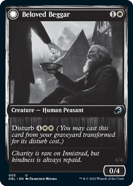 Beloved Beggar // Generous Soul [Innistrad: Double Feature] | The CG Realm