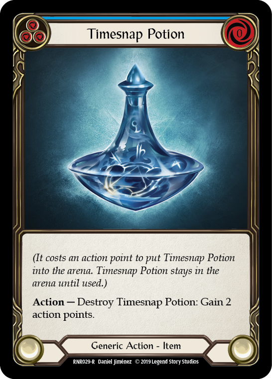 Timesnap Potion [RNR029-R] (Rhinar Hero Deck)  1st Edition Normal | The CG Realm