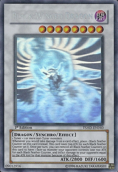 Black-Winged Dragon [TSHD-EN040] Ghost Rare | The CG Realm