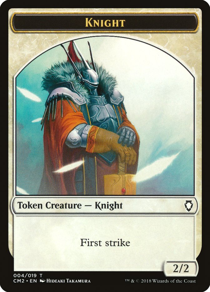 Knight Token [Commander Anthology Volume II Tokens] | The CG Realm