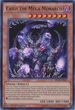 Caius the Mega Monarch [SECE-EN035] Ultra Rare | The CG Realm