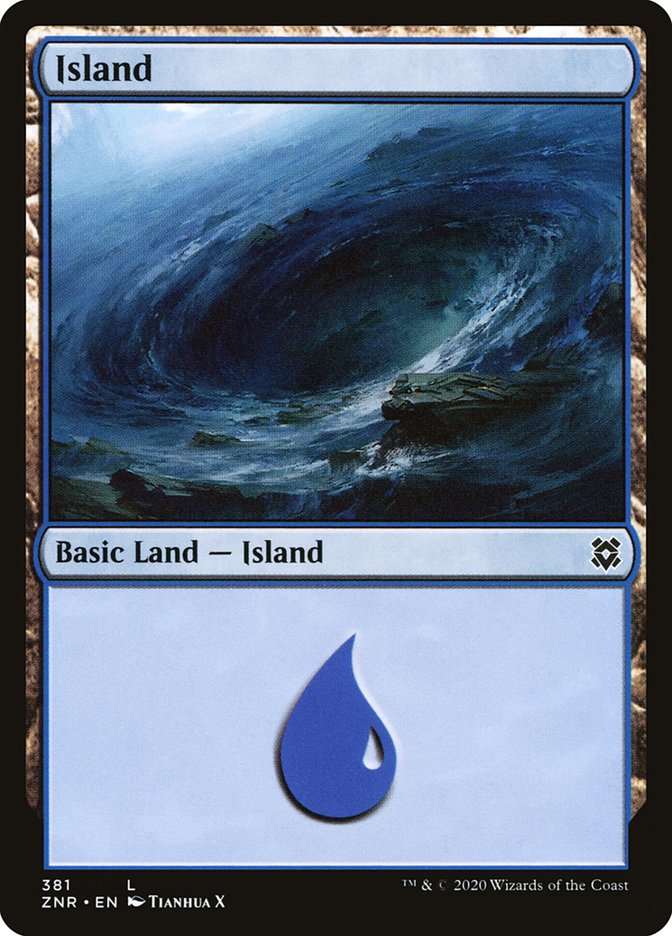 Island (381) [Zendikar Rising] | The CG Realm