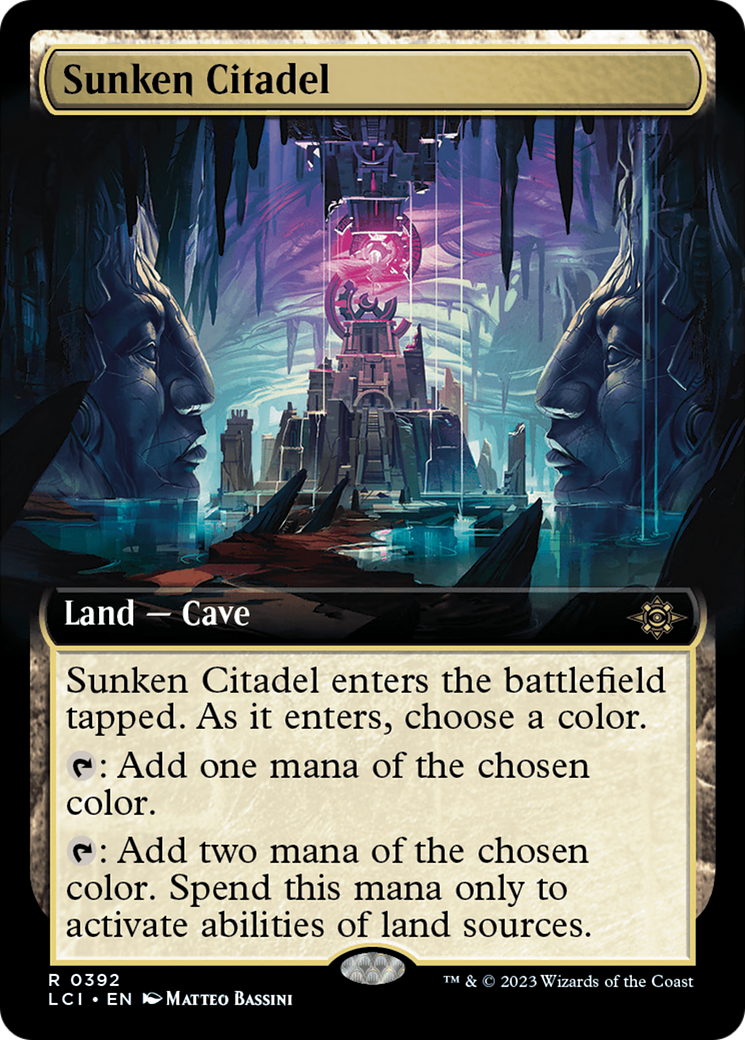 Sunken Citadel (Extended Art) [The Lost Caverns of Ixalan] | The CG Realm