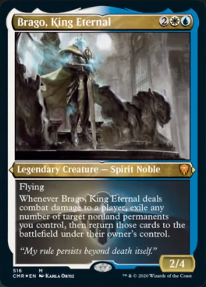 Brago, King Eternal (Etched) [Commander Legends] | The CG Realm