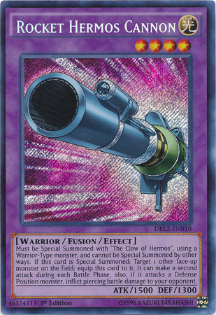 Rocket Hermos Cannon [DRL2-EN010] Secret Rare | The CG Realm