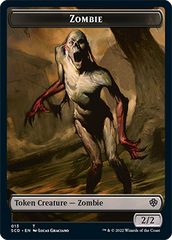 Zombie // Zombie Army Double-Sided Token [Starter Commander Decks] | The CG Realm