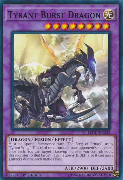 Tyrant Burst Dragon [LEDD-ENA38] Common | The CG Realm